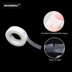 NAGARAKU  PE material breathable and anti-allergy easy tear eye tapes for grafting false eyelash better than paper tapes
